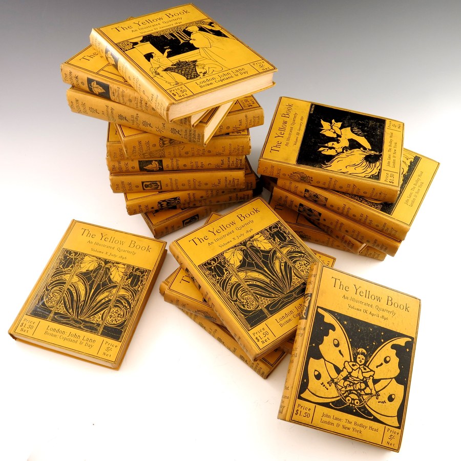 A set of The Yellow Book volumes